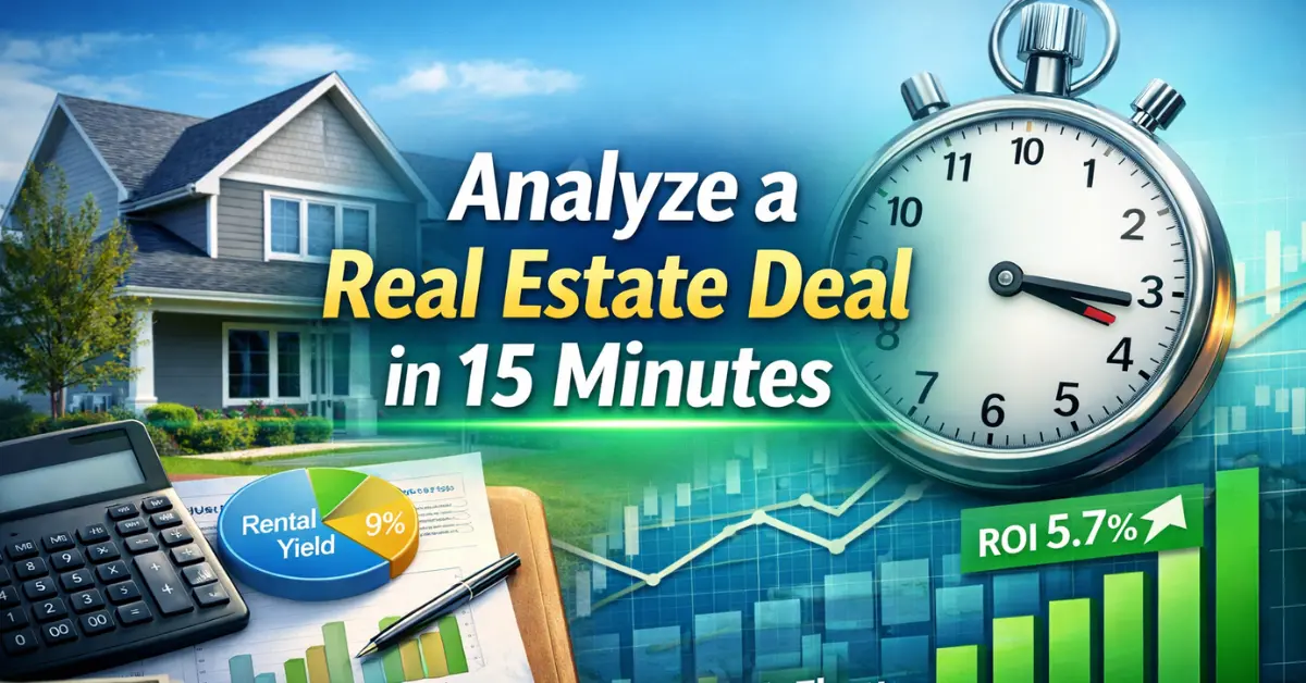 Real Estate Rational How to Analyze a Real Estate Deal in 15 Minutes - Decentral Network - Blog